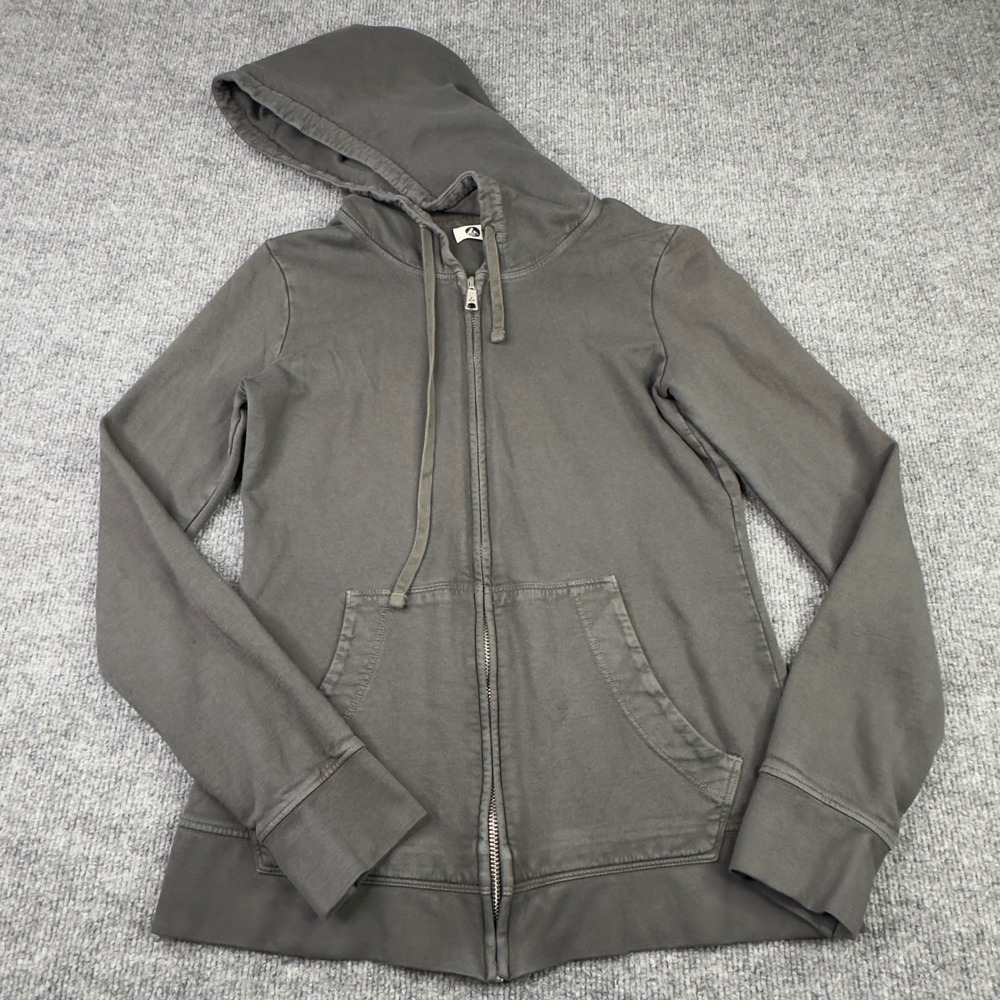 American Giant Hoodie‎ Sweatshirt XS Gray Zip Athleisure Normcore Grunge Workout